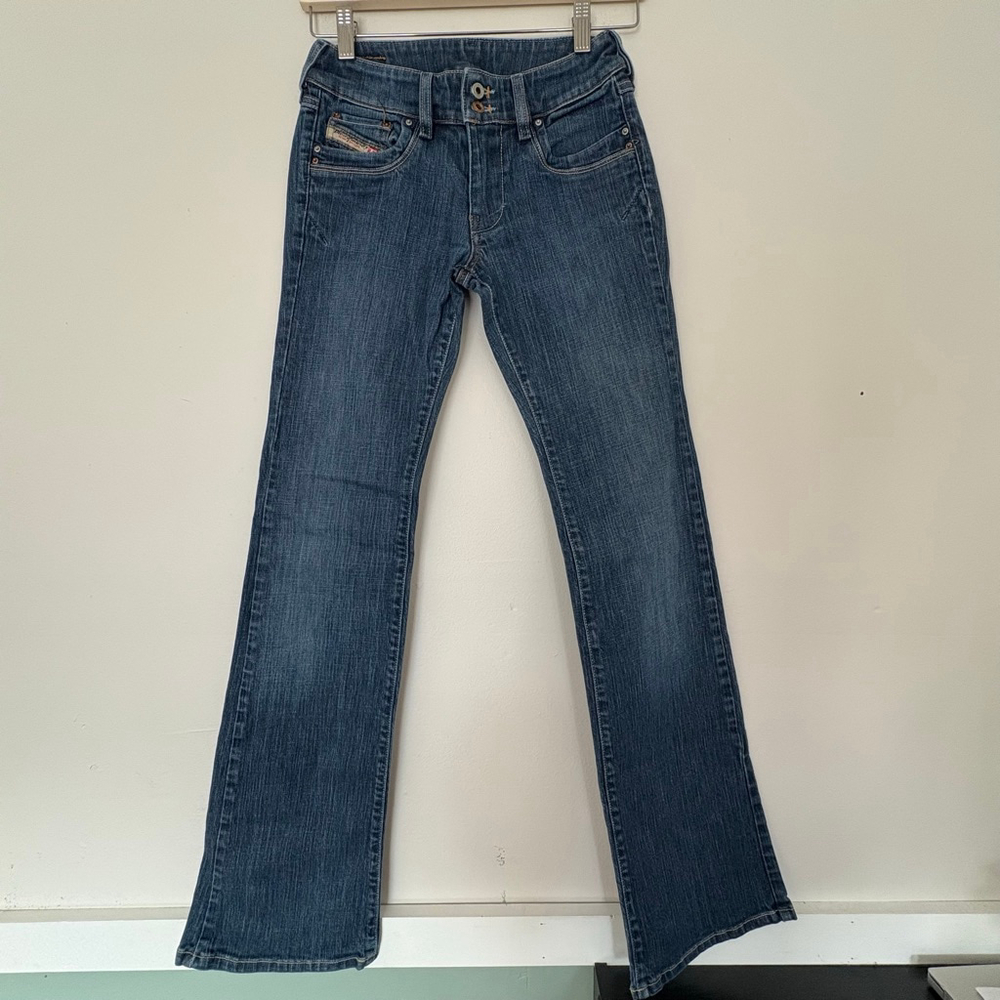 Diesel Jeans Blue Size 25 low rise flare jeans